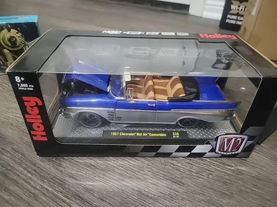 AMERICAN MUSCLE 1/18 SCALE 1957 CHEVROLET BEL AIR CONVERTIBLE - Image 1 of 2