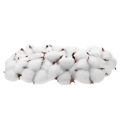  Simulation Garland Cotton Wreath Farmhouse Large Small Decor Vines - Imagen 1 de 4