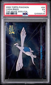 POKÉMON TOPPS 2000 LUGIA RISES FOIL #64 POKEMON THE MOVIE PSA 6 - Picture 1 of 4