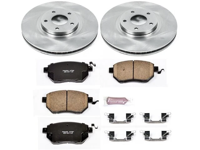 Kit de pastillas de freno delanteras y rotor para Nissan Máxima 2005 2004-2006 GQ444FF Foto 1 de 1