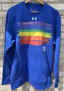 NWT UNDER ARMOUR UA HeatGear USA Men’s Love all ways Medium PRIDE LGBTQ - Picture 1 of 6