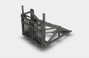 Belgisches Tor Belgian Gate Mobile Panzersperre WW2 Bausatz 3D Druck 1:87 - 1:24 - Picture 1 of 5