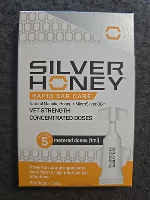 Silver Honey Rapid Ear Care for Dogs and Cats BRAND NEW EXP 2027 - Image 1 of 3