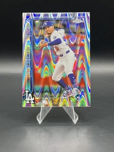 Mookie Betts 2025 Topps cromo refractor RayWave #50 Los Angeles Dodgers - Imagen 1 de 2