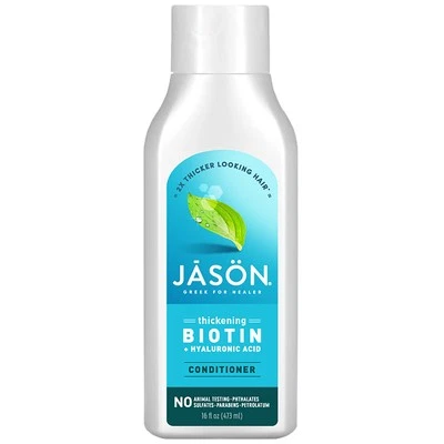 Jason Hair Conditioner Thickening Biotin and Hyaluronic Acid 473ml Paraben-Free - Image 1 of 4