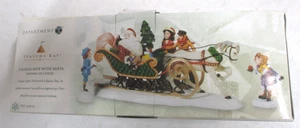DEPARTMENT 56 Seasons Bay Schlittenfahrt mit Weihnachtsmann 58603 Figur nur 1 Stück - Bild 1 von 4