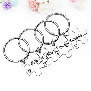 Key Rings Key Chain Always Forover Friends for Girls Firends - Picture 1 of 11