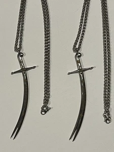 Two Necklaces Lot Deal of Imam Ali Zulfiqar Sword, Limited Time. - Bild 1 von 7