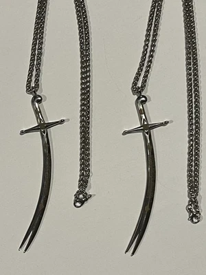 Two Necklaces Lot Deal of Imam Ali Zulfiqar Sword, Limited Time. - Bild 1 von 4