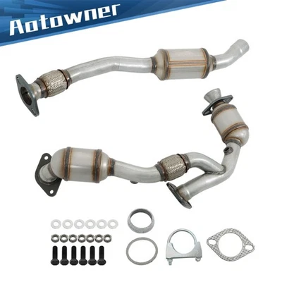 For 2000-2007 Ford Taurus Mercury Sable 3.0L Front and Rear Catalytic Converters - Image 1 of 4