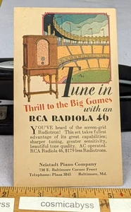 Polo Grounds RCA Raiola New York Md. postcard 1929 UNPOSTED! baseball - Picture 1 of 2