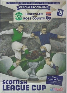 HIBERNIAN V ROSS COUNTY ~ SCOTTISH LEAGUE CUP FINAL ~ 13 MARCH 2016 - Picture 1 of 1