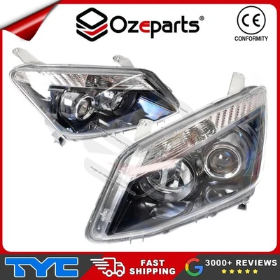 Pair LH+RH Head Light Lamp Wth Projector (Tinted) For Isuzu D-Max Dmax 12~16 - Image 1 of 4