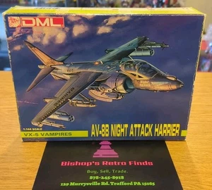 DML AV-8B Night Attack Harrier VX-5 Vampire Model 1:144. NOB - Picture 1 of 4