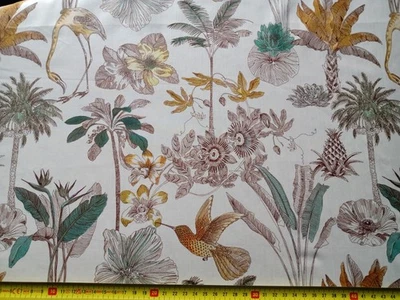 Darwin's Journey B  - flowers - Liberty Tana Lawn cotton approx 33 x 30 cm - Image 1 of 4