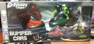 Kids Odyssey Remote-Controlled Battle Bumper Cars toy. Pre-owned. 3 working cars - Image 1 of 3