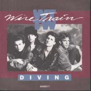 Wire Train Diving 7" vinyl UK Cbs 1987 B/w mercy mercy pic sleeve 6508217 - Image 1 of 1
