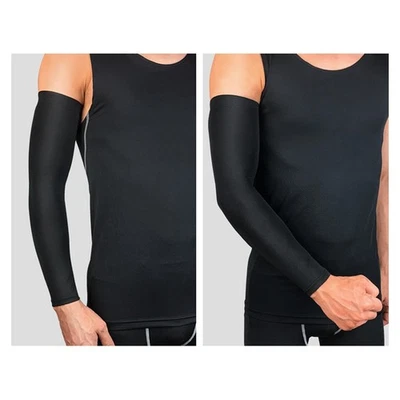 Manches confortables de tir basket en polyester pour protection soleil et vent - Photo 1/4