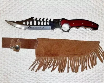 White Tail Cutlery Handmade 13 Inch Hunting Survival Blade Knife W/ Wood Handle - Image 1 of 4