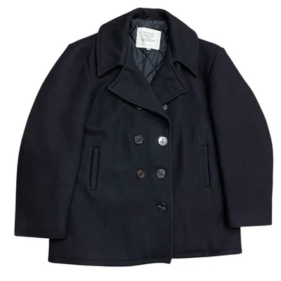 Abrigo De Colección Marina de los Estados Unidos Lana Fidelity Pea Para Hombres 44 MP72132 EE. UU. Negro Edición Militar LEER Foto 1 de 4