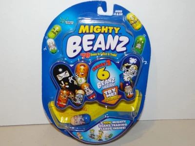 Mighty Beanz Series 2 2003 - ¡Nuevo en paquete sellado! ¡6 tarjetas coleccionables Beanz y 3! Foto 1 de 4