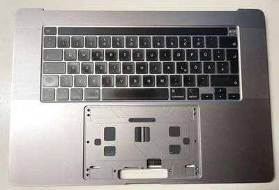 Apple MacBook Pro 16" A2141 Tastatur Upper Top Case spacegrau 2019 2020 Touchbar - Bild 1 von 2