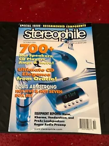 STEREOPHILE MAGAZINE VOLUME 23 NO.10 OCTOBER 2000 - Foto 1 di 1