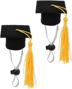 2Pcs Set Elastic Doctorial Hat cap and gown 2023 Party Supplies cat graduatio... - Picture 1 of 15