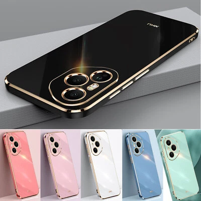 Funda blanda TPU enchapada para Honor 400 Smart Pro Lite 200 90 70 Magic 7 6 X6C