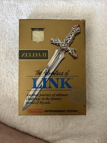 Zelda II : The Adventure Of LINK NINTENDO NES Video Game Original Packaging