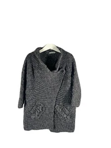 mayoral girls Cable Knit Cardigan size 5 (110cm) Color Gray - Picture 1 of 5