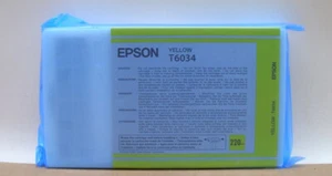 Epson T6034 Tinte yellow f. Stylus Pro 7800 7880 9800 9880 ohne Karton D 00 - Picture 1 of 1