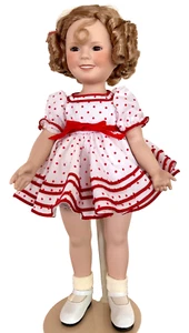 Bambola di porcellana Shirley Temple "Stand Up And Cheer" con certificato Danbury come nuova - Foto 1 di 18