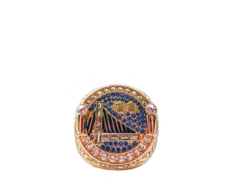 Klay Thompson - 2017 Golden State Warriors Championship Ring with Wooden Box Cover