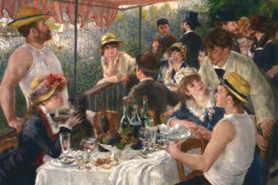 Renoir Art Print Luncheon Boat Party Wall Art Home Decor - POSTER 20x30 - Imagem 1 de 4
