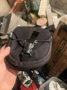 Vintage 90s Coby Discman CD player Case Fanny Pack Side Bag Round Belt Clip - Picture 1 of 3
