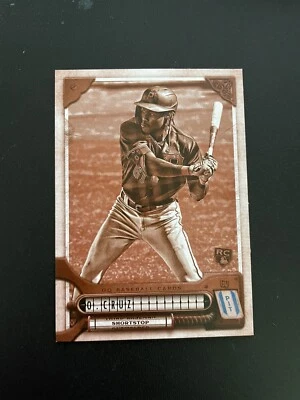 2022 Topps Gypsy Queen Oneil Cruz Sepia RC Rookie Parallel #25/99 Pirates - Image 1 of 2
