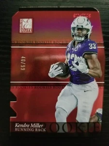 2023 Donruss Elite Kendre Miller RC Red Die Cut /99 #20 Saints TCU - Picture 1 of 2