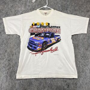 Vintage 1996 Nascar Truck Series Champion T Shirt Sz XL Single Stitch All Over