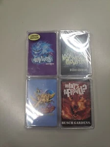 Juego de 4 montañas rusas Busch Gardens edición limitada Williamsburg - Imagen 1 de 7