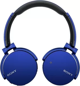 Auriculares inalámbricos Sony con cancelación de ruido Extra Bass MDR-XB650BT Bluetooth azules - Imagen 1 de 11