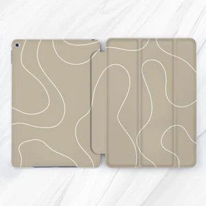 Coffee Line Aesthetics Hülle für iPad 10.2 Air 3 4 5 Pro 9.7 11 12.9 Mini - Bild 1 von 6
