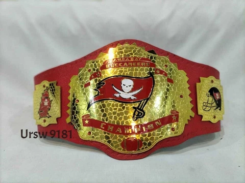 NEW URSW TAMPA BAY BUCCANEERS' NFL CHAMPIONSHIP BELT Cover