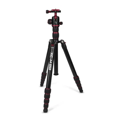 Promaster XC-M 525 Aluminum Tripod w/ Ball Head -- Red & Black #3468 - Image 1 of 4
