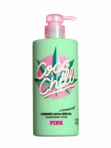 Victorias Secret rosa Kokosnuss Chill C. Sativa Samenöl Bad und Schönheit Lotion Maske - Bild 1 von 7