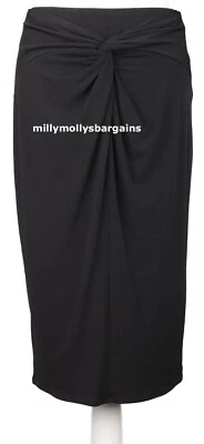M&S Womens Marks and Spencer Black Skirt Size 14 12 8 - Image 1 of 4
