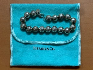 Tiffany & Co. Beaded 10MM Bracelet 925 Sterling Silver 7.5" USED CONDITION - Picture 1 of 7