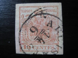 LOMBARDEI-VENETIEN ÖSTERREICH Sc. #4 seltene gebrauchte Briefmarke mit schönem Stempel! (7) - Bild 1 von 2