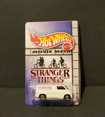 HotWheels Personalizado "Hawkins Van" y paquete de "Movie Metal" STRANGER THINGS Foto 1 de 4