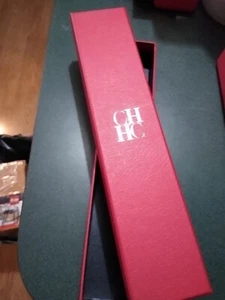 LOT OF 10 CAROLINA HERRERA Empty Gift Box Red 2.5”x1.5”x11.75” New - Picture 1 of 5